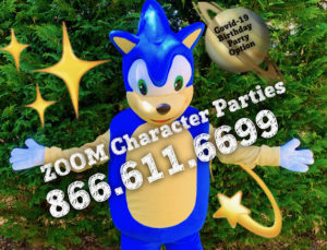 ZOOM Character Parties, Virtual Kids Party Characters